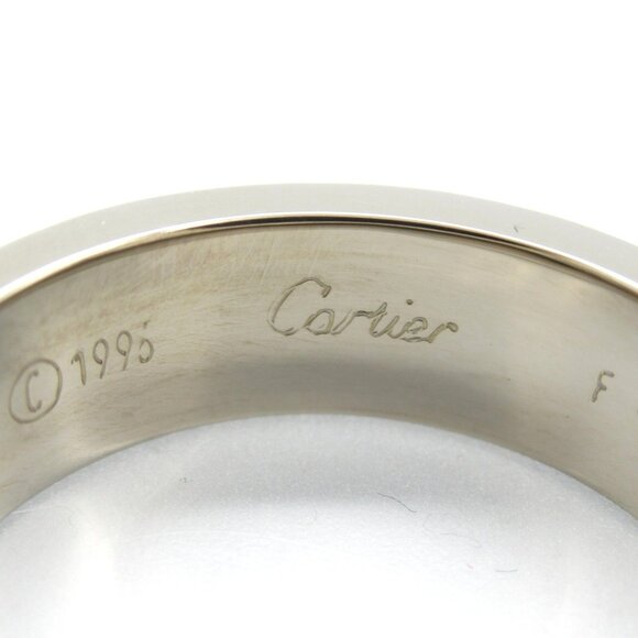 CARTIER 18k White Gold Love Ring - Picture 4 of 11